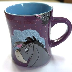 Eeyore, authentic Disney parks purple 3D mug.